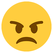 Emoji 😠 Faccina Arrabbiata su Twitter Twemoji 11.1.
