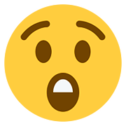 Emoji 😲 Faccina Stupita su Twitter Twemoji 11.1.