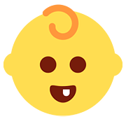 Emoji 👶 Neonato su Twitter Twemoji 11.1.