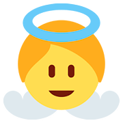 👼 Emoji Bebé ángel en Twitter Twemoji 11.1.