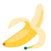 🍌 Emoji Plátano en Twitter Twemoji 11.1.