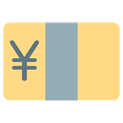 Emoji 💴 Banconota Yen su Twitter Twemoji 11.1.