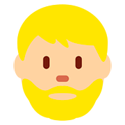 🧔🏼 Emoji Persona Con Barba: Tono De Piel Claro Medio en Twitter Twemoji 11.1.