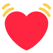 💓 Emoji Corazón Latiendo en Twitter Twemoji 11.1.