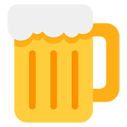 🍺 Emoji Jarra De Cerveza en Twitter Twemoji 11.1.