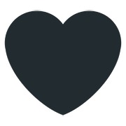 🖤 Emoji Corazón Negro en Twitter Twemoji 11.1.