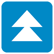 ⏫ Emoji Triángulo Doble Hacia Arriba en Twitter Twemoji 11.1.