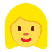 👱‍♀️ Emoji Frau: blond Twitter Twemoji 11.1.