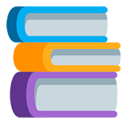 Emoji 📚 Libri su Twitter Twemoji 11.1.