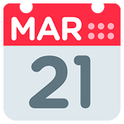 📅 Emoji Calendario en Twitter Twemoji 11.1.