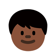 🧒🏿 Emoji Kind: dunkle Hautfarbe Twitter Twemoji 11.1.