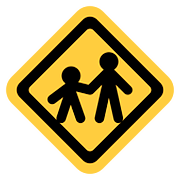 🚸 Emoji Kinder überqueren die Straße Twitter Twemoji 11.1.