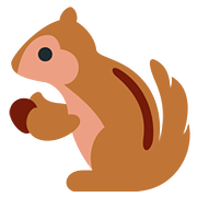🐿️ Emoji Streifenhörnchen Twitter Twemoji 11.1.