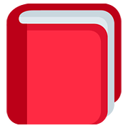 Emoji 📕 Libro Chiuso su Twitter Twemoji 11.1.