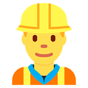 👷 Emoji Trabalhador De Construção Civil na Twitter Twemoji 11.1.
