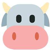 🐮 Emoji Cara De Vaca en Twitter Twemoji 11.1.