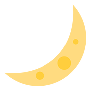 Emoji 🌙 Spicchio Di Luna su Twitter Twemoji 11.1.
