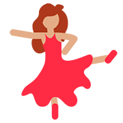 💃🏽 Emoji Mujer Bailando: Tono De Piel Medio en Twitter Twemoji 11.1.
