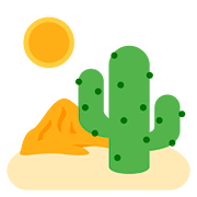 Emoji 🏜️ Deserto su Twitter Twemoji 11.1.