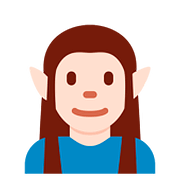 Emoji 🧝🏻 Elfo: Carnagione Chiara su Twitter Twemoji 11.1.