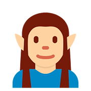 🧝🏼 Emoji Elfo: Tono De Piel Claro Medio en Twitter Twemoji 11.1.