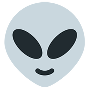 Émoji 👽 Alien sur Twitter Twemoji 11.1.