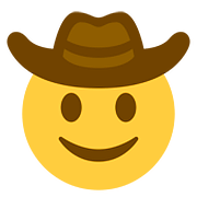 Émoji 🤠 Visage Avec Chapeau De Cowboy sur Twitter Twemoji 11.1.