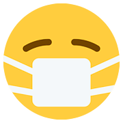 😷 Emoji Rosto Com Máscara Médica na Twitter Twemoji 11.1.