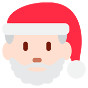 Émoji 🎅🏻 Père Noël : Peau Claire sur Twitter Twemoji 11.1.