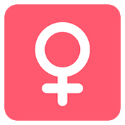 Emoji ♀️ Simbolo Genere Femminile su Twitter Twemoji 11.1.