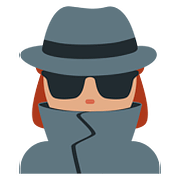 🕵🏽‍♀️ Emoji Detective Mujer: Tono De Piel Medio en Twitter Twemoji 11.1.