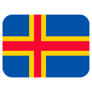 🇦🇽 Emoji Bandera: Islas Åland en Twitter Twemoji 11.1.