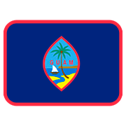 🇬🇺 Emoji Bandera: Guam en Twitter Twemoji 11.1.