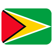 🇬🇾 Emoji Bandera: Guyana en Twitter Twemoji 11.1.