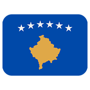 🇽🇰 Emoji Bandera: Kosovo en Twitter Twemoji 11.1.