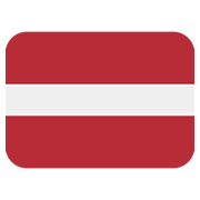 🇱🇻 Emoji Bandera: Letonia en Twitter Twemoji 11.1.