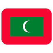 🇲🇻 Emoji Bandera: Maldivas en Twitter Twemoji 11.1.