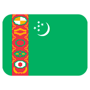 🇹🇲 Emoji Flagge: Turkmenistan Twitter Twemoji 11.1.