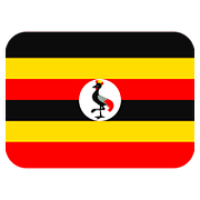 🇺🇬 Emoji Bandera: Uganda en Twitter Twemoji 11.1.
