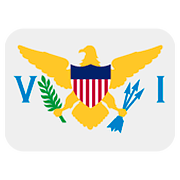 🇻🇮 Emoji Flagge: Amerikanische Jungferninseln Twitter Twemoji 11.1.