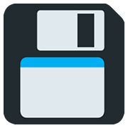 Emoji 💾 Floppy Disc su Twitter Twemoji 11.1.