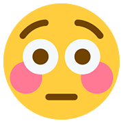 😳 Emoji Cara Sonrojada en Twitter Twemoji 11.1.