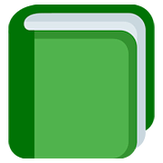 📗 Emoji grünes Buch Twitter Twemoji 11.1.