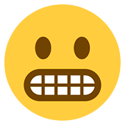 😬 Emoji Grimassen schneidendes Gesicht Twitter Twemoji 11.1.