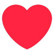 Emoji ❤️ Cuore Rosso su Twitter Twemoji 11.1.