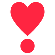 ❣️ Emoji Herz als Ausrufezeichen Twitter Twemoji 11.1.