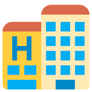 Emoji 🏨 Hotel su Twitter Twemoji 11.1.