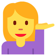 Emoji 💁 Persona Al Punto Informazioni su Twitter Twemoji 11.1.