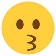 Emoji 😗 Faccina Che Bacia su Twitter Twemoji 11.1.