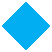 Emoji 🔷 Rombo Blu Grande su Twitter Twemoji 11.1.